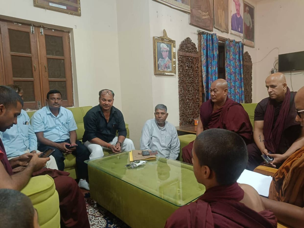 Invitation to Myanmar Ambassador for Buddha Jayanti celebrations