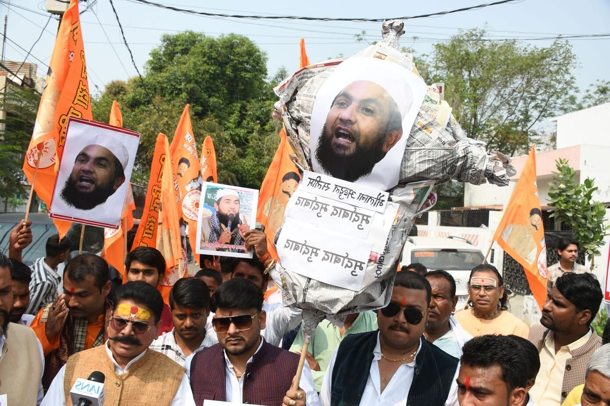 Anger erupted over objectionable statement, effigy burnt
