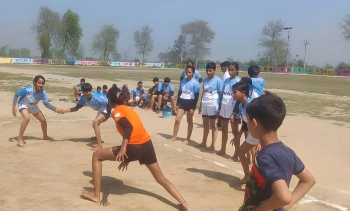 Nancy, Sakshi, Jyoti, Mannat, Renu and Sheetal came first in the race.