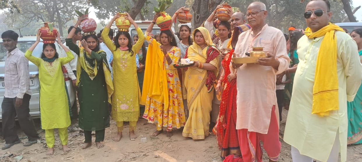 Kalash Yatra taken out, Rudra Maha Yagya started