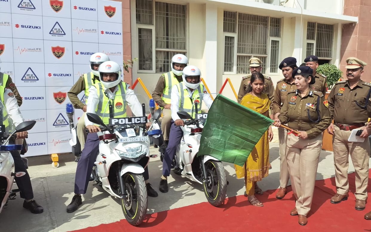 Sonepat police gets 5 new bikes