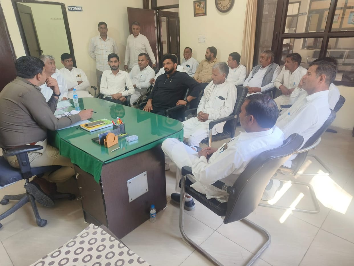 Brainstorming to control crime, police sought cooperation from sarpanches