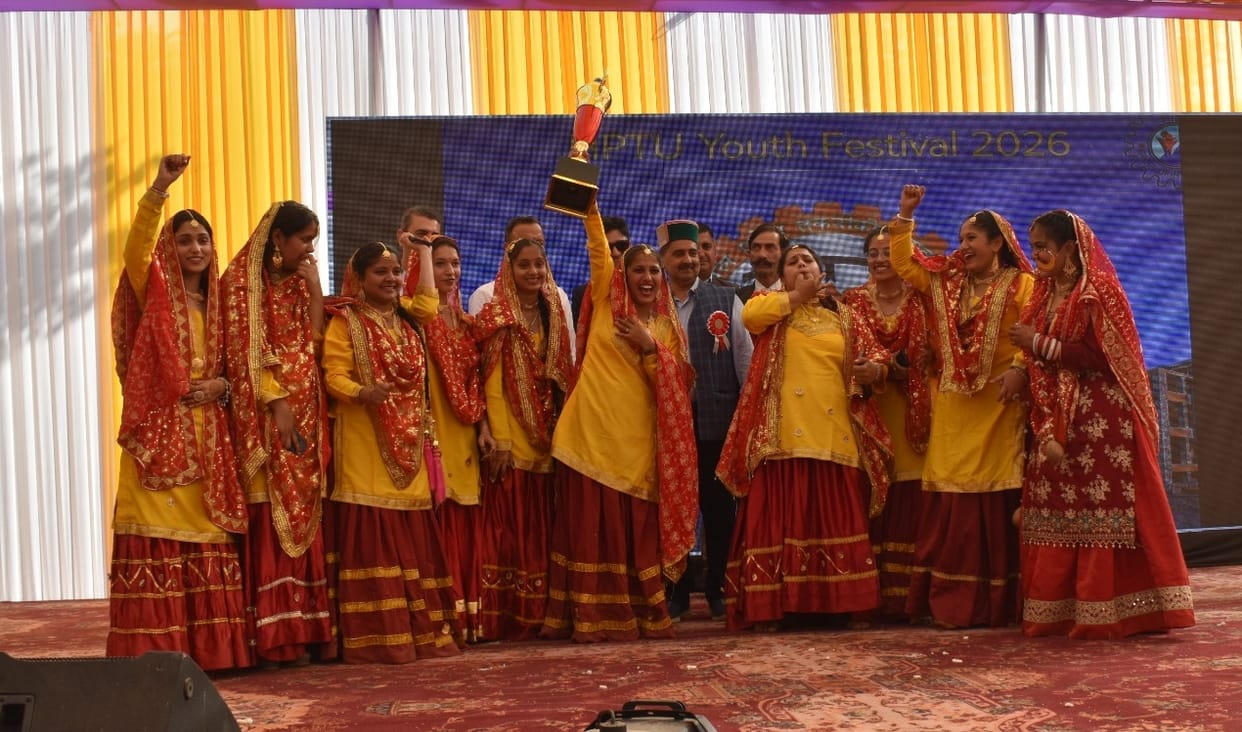 Engineering College Nagrota Bagwan first in solo dance