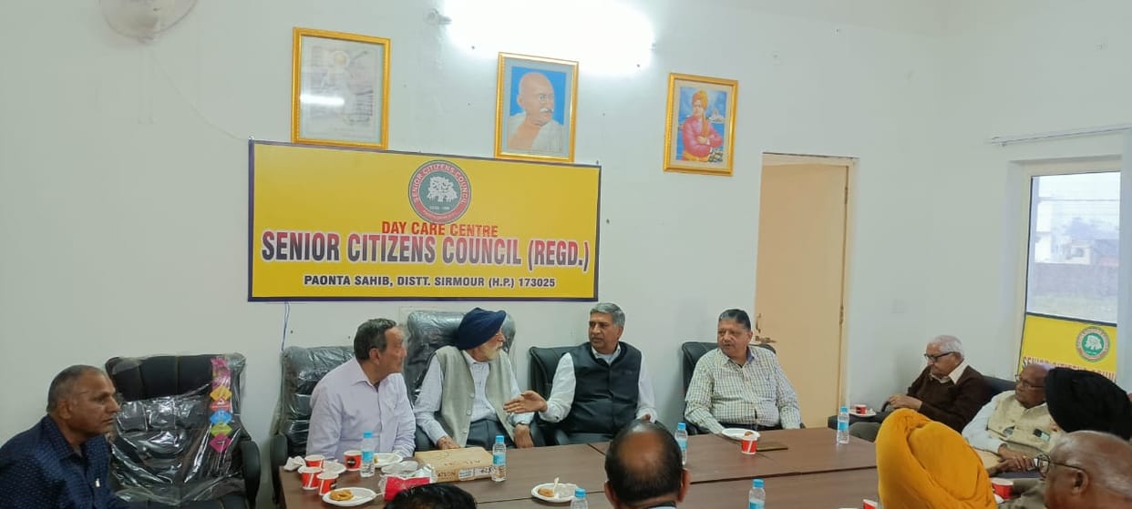 senior citizen meeting