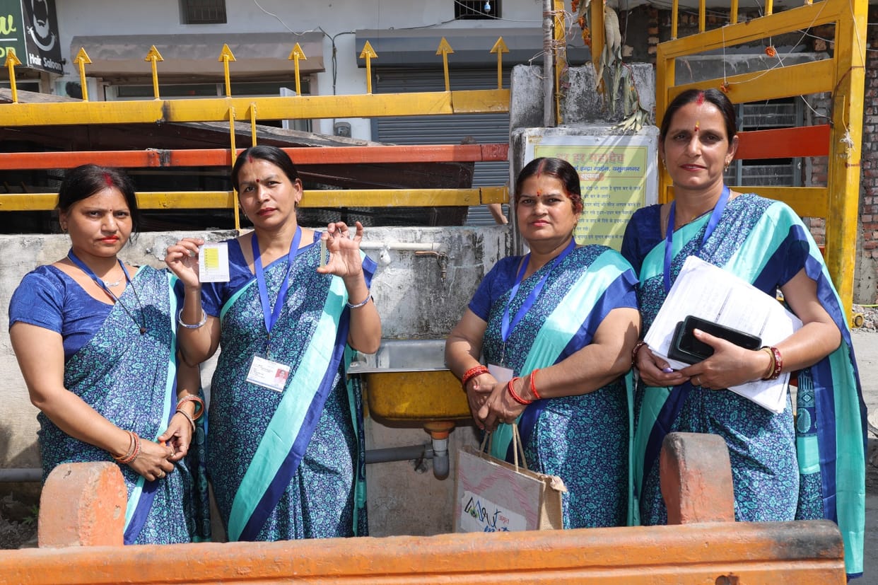 16 women from Jammu Colony will give a presentation on water management in Delhi.