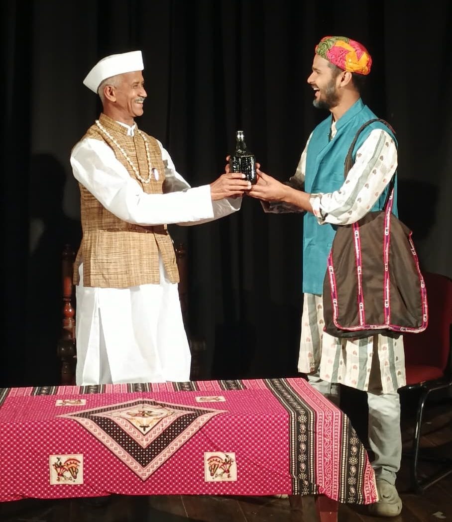 The message of struggle and self-confidence was given through the play Aswasanam