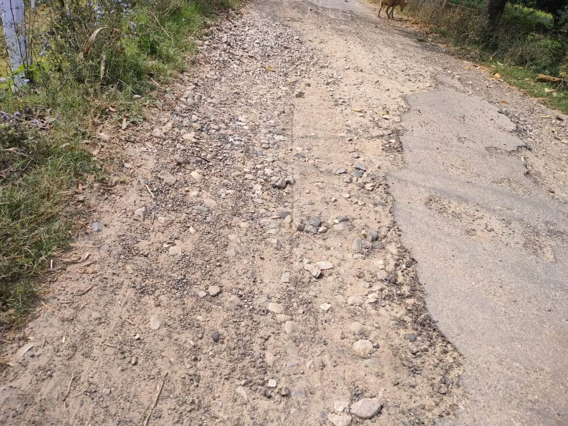 बुग्गावाला रोड से डांडा-बनवाला मार्ग बदहाल। संवाद