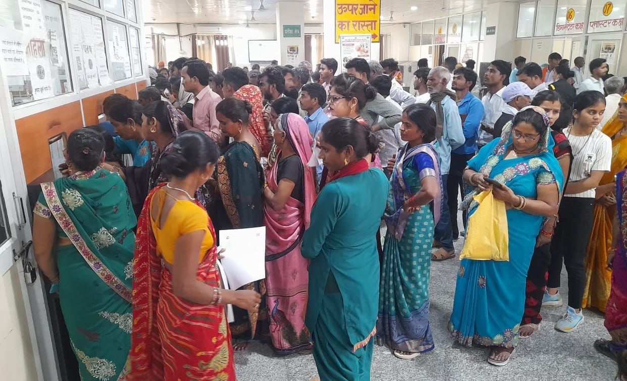 Queues swell before treatment, OPD time is spent just getting prescriptions made.