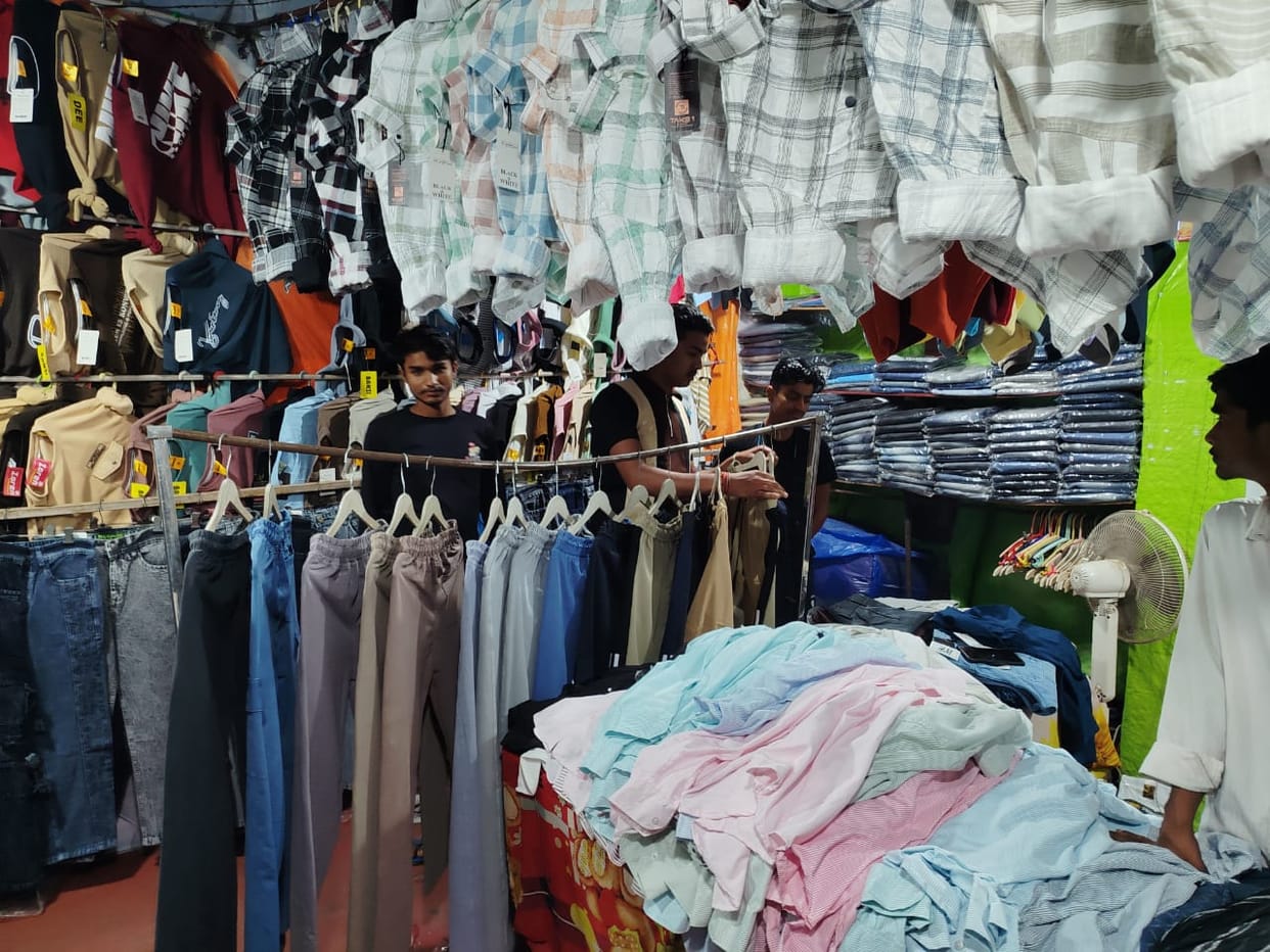 Eid preparations intensify...clothes shopping increases