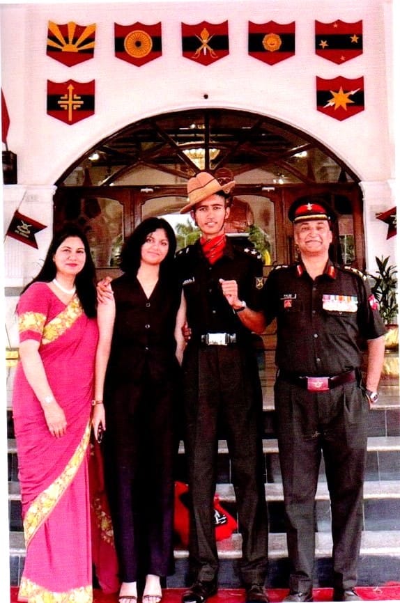 Karanveer Singh Thakur of Khangar became Lieutenant