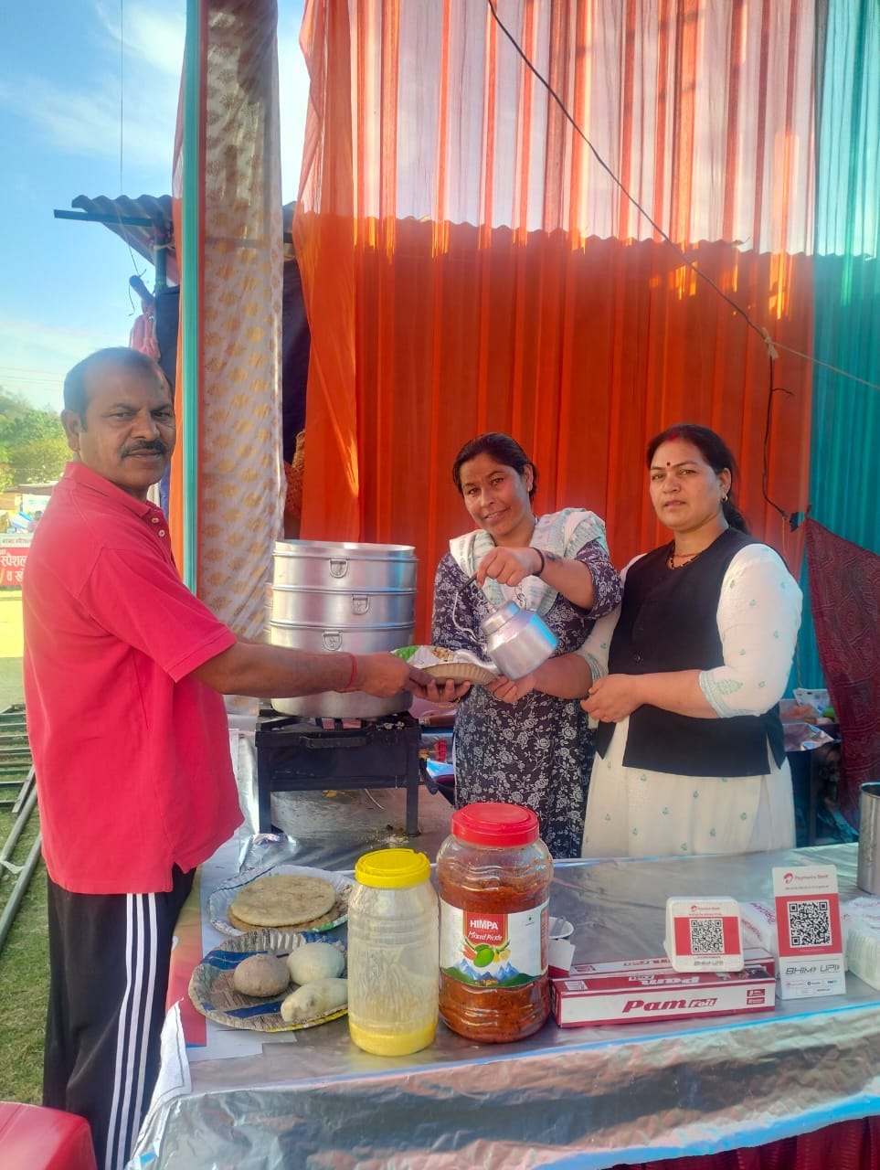 Sea buckthorn juice and nettle chutney became the first choice of customers.