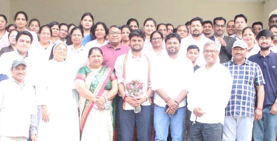 St. Mary's School honored Shagun Kaushal, who became an IAS officer.