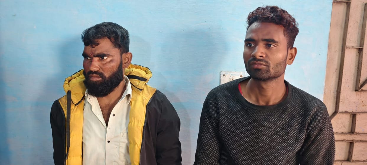 Villagers chase and catch buffalo thieves, two arrested