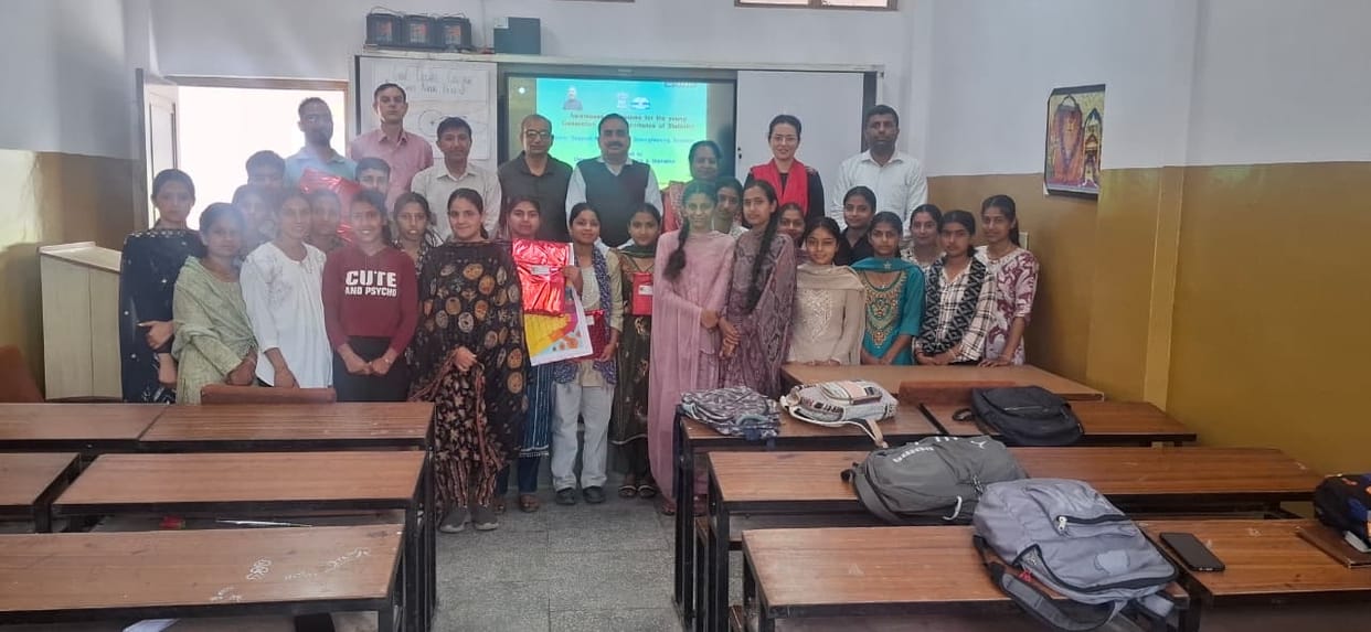 Khushi stood first in essay writing, Vishal in poster making