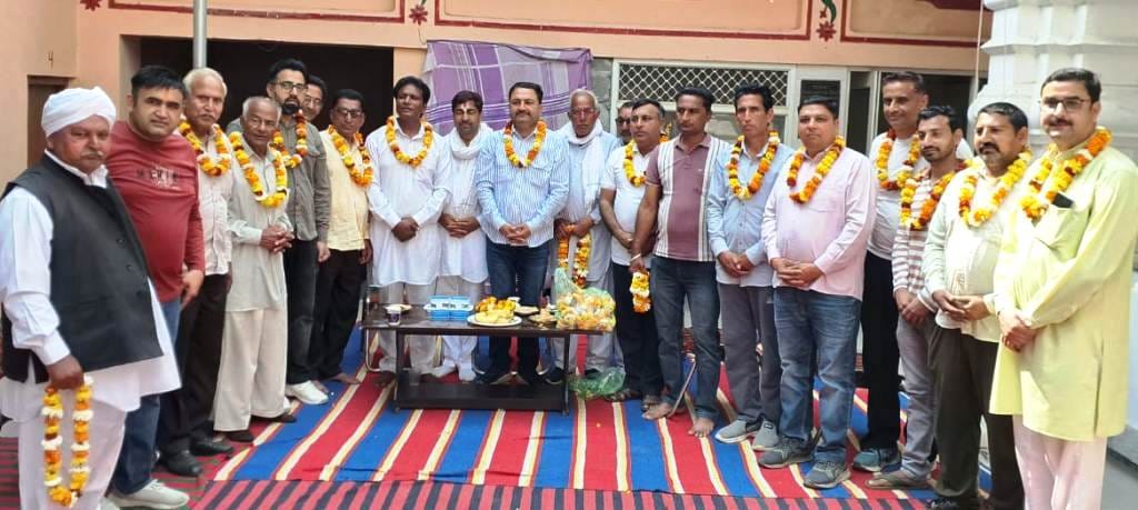 Ramesh Dhiman became the head of Shri Vishwakarma Dharamshala