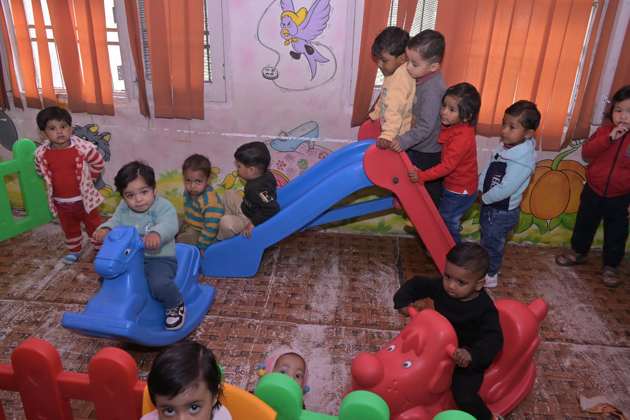Establish day care facilities for children near large institutions and in industrial areas.