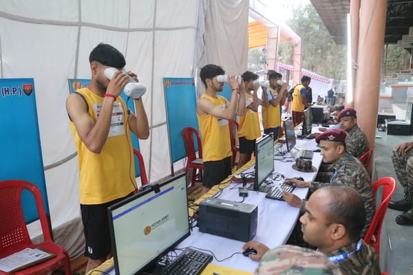 300 youths participated in the race with the passion of serving the country.