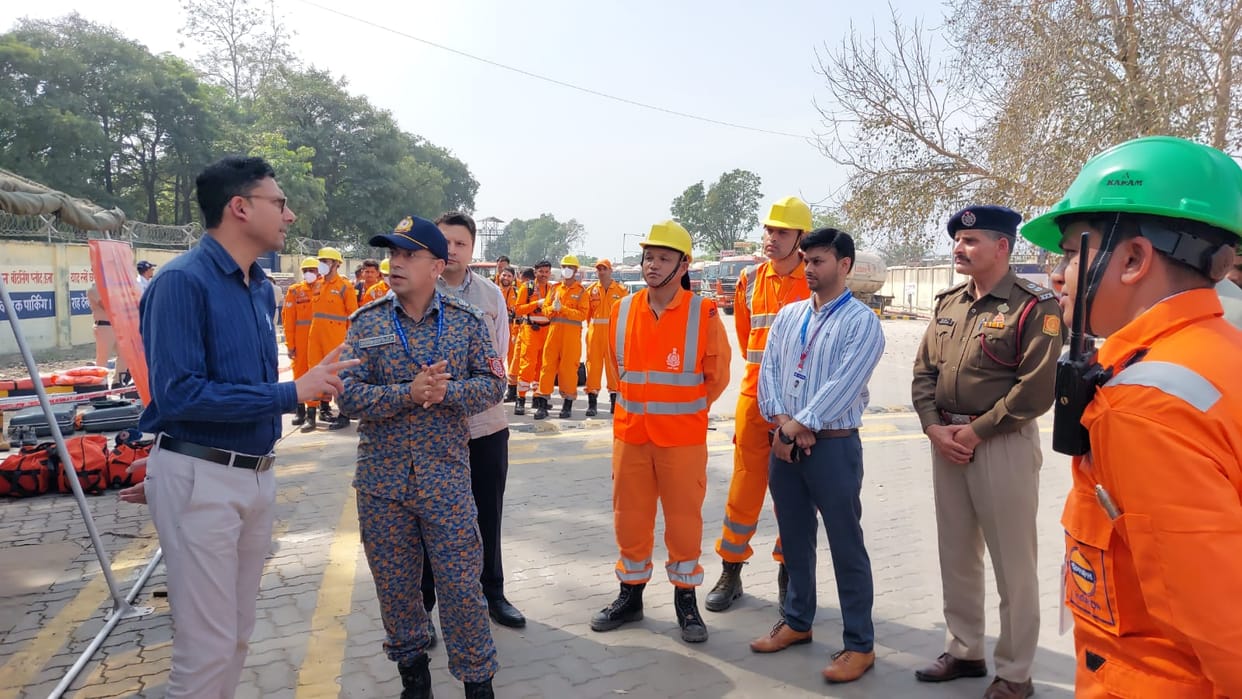 Mock drill formalities conducted at Indane Gas Plant