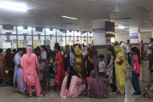 Many blood tests have stopped at the medical college, X-ray films have run out.