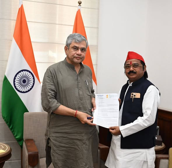 A letter was submitted to make the road from Hathinala to Aaudi turn four-lane.