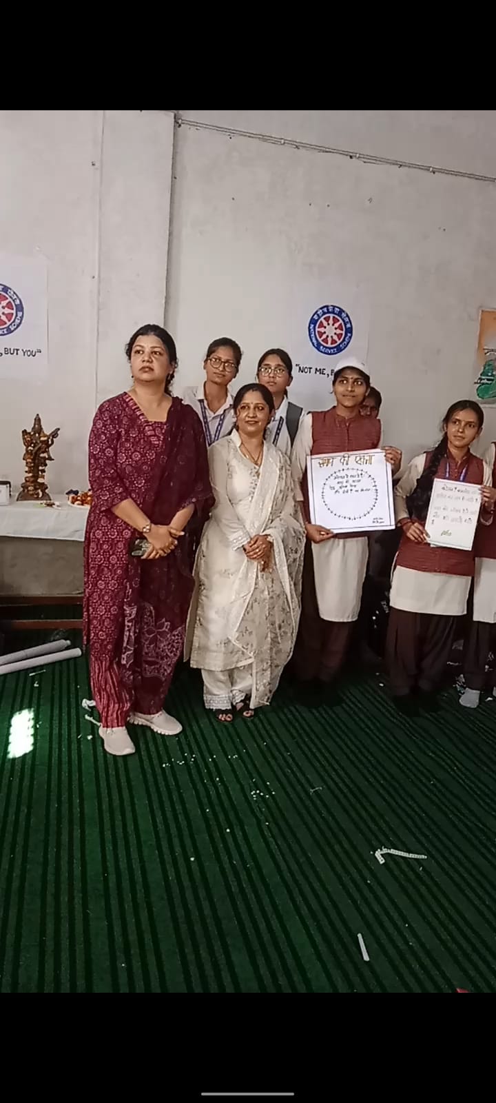 Palak stood first in the speech competition