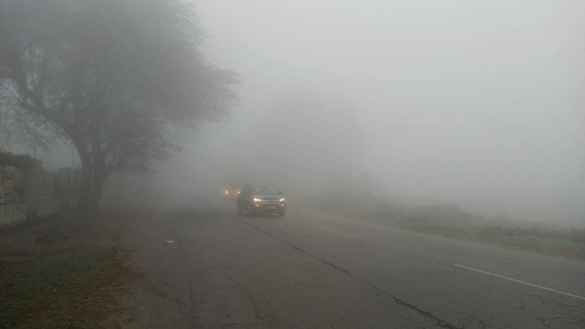 Fog covered the morning and heat tormented the afternoon.