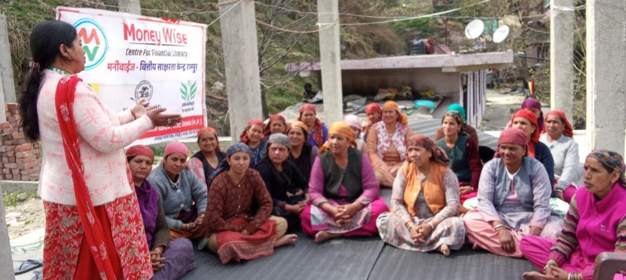 n Mashnu, the women were told about the bank's schemesn Mashnu, the women were told about the bank's schemes