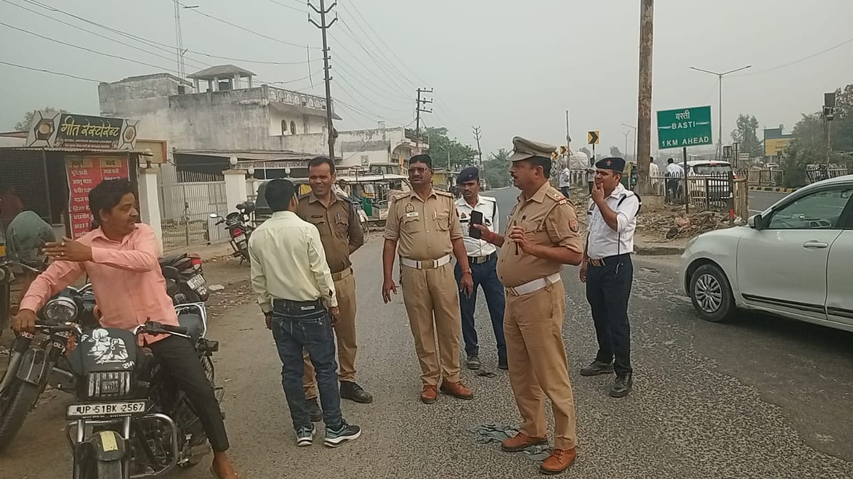 Crackdown on the checkpoint...trying to avoid the toll failed