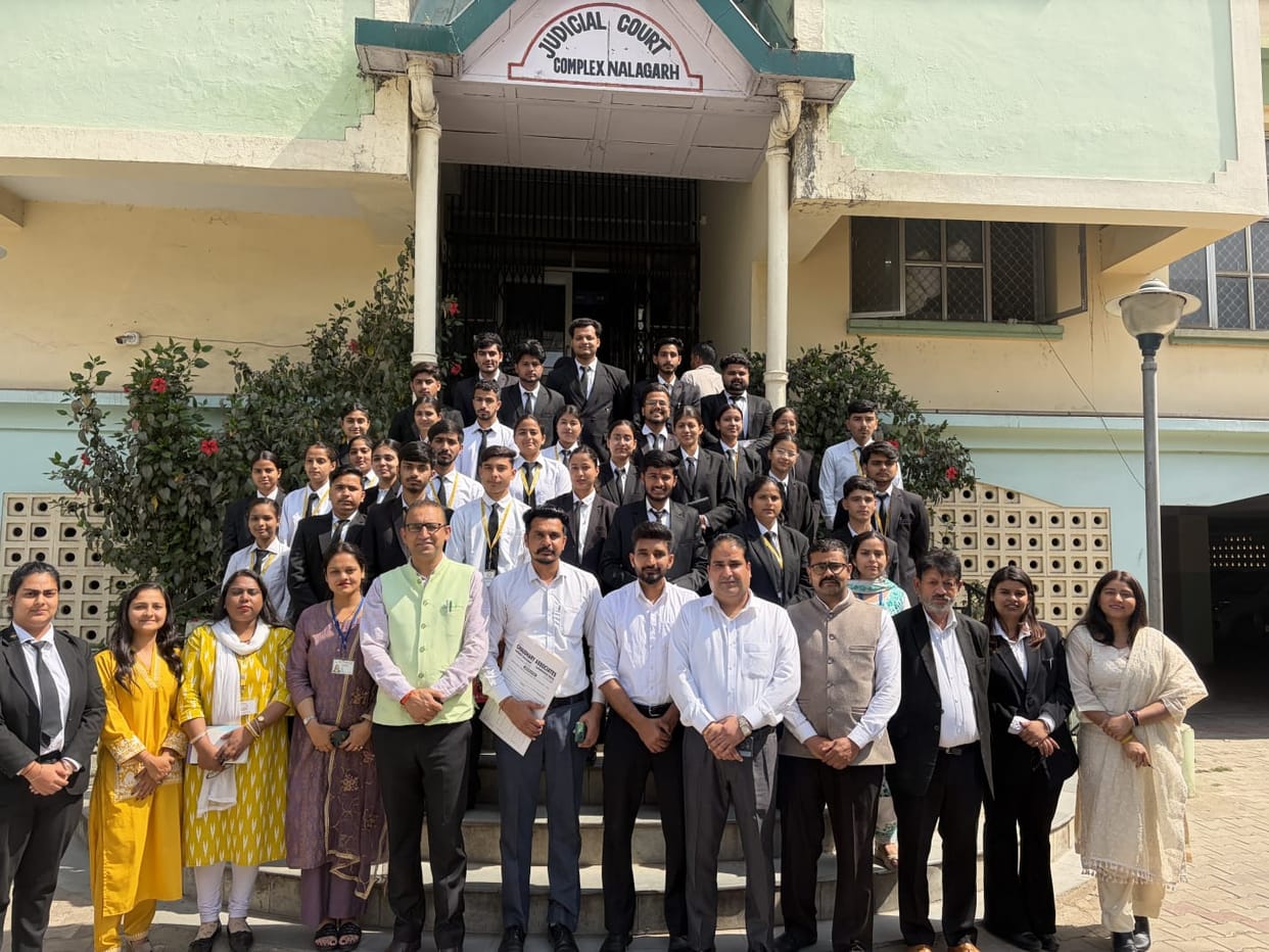 Law students observed court proceedings.