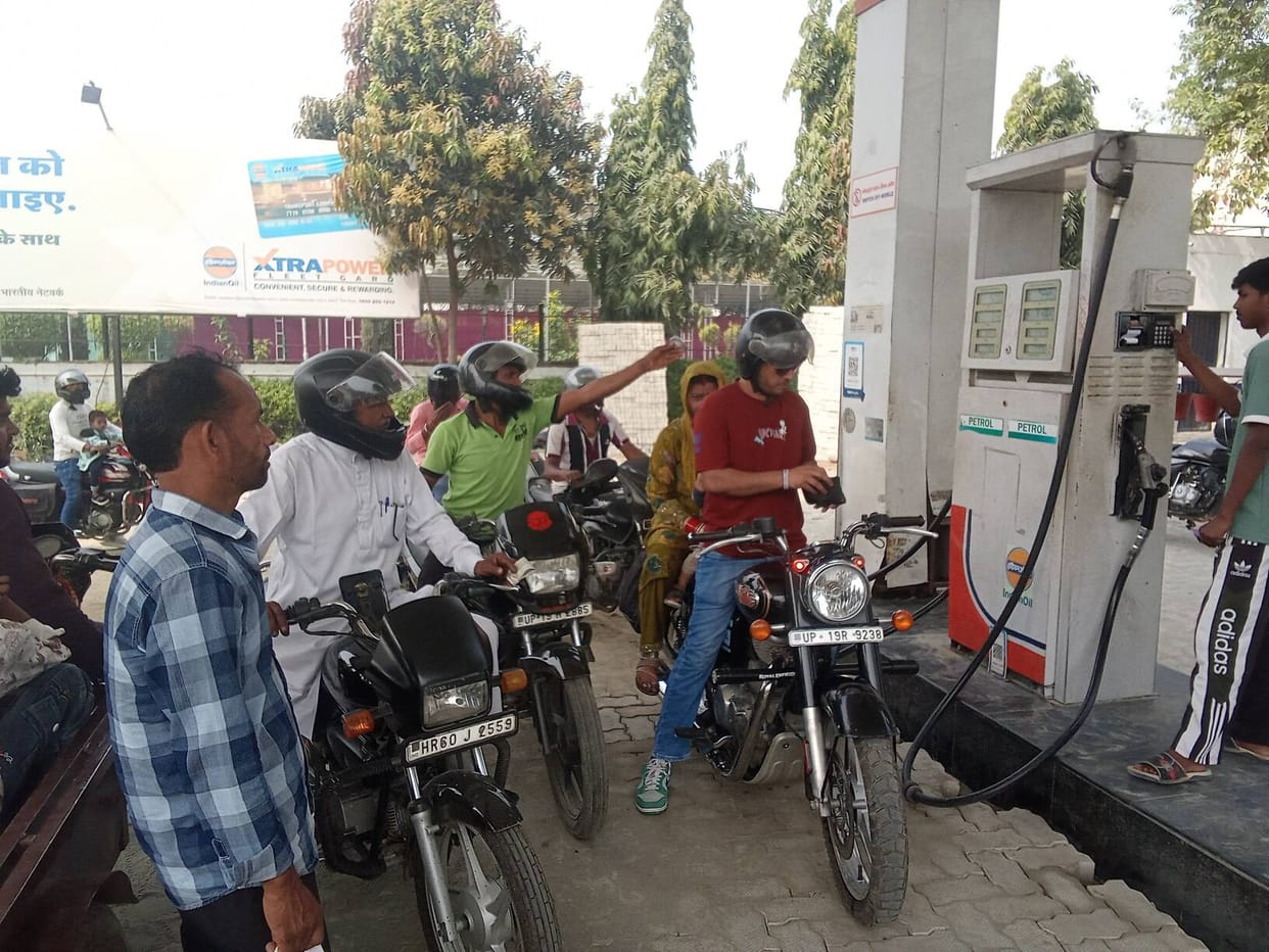 Crowds at petrol pumps, sales up by 20 percent