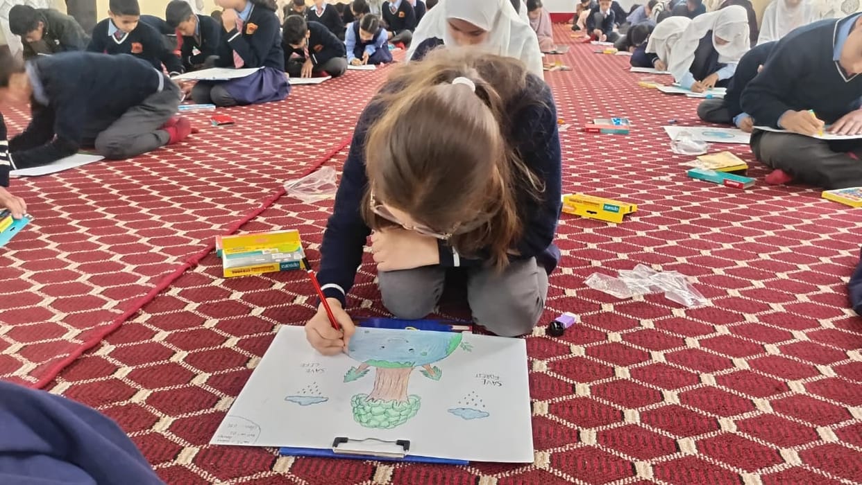 Srinagar, Painting Competition, Teetwal, Wildlife Day