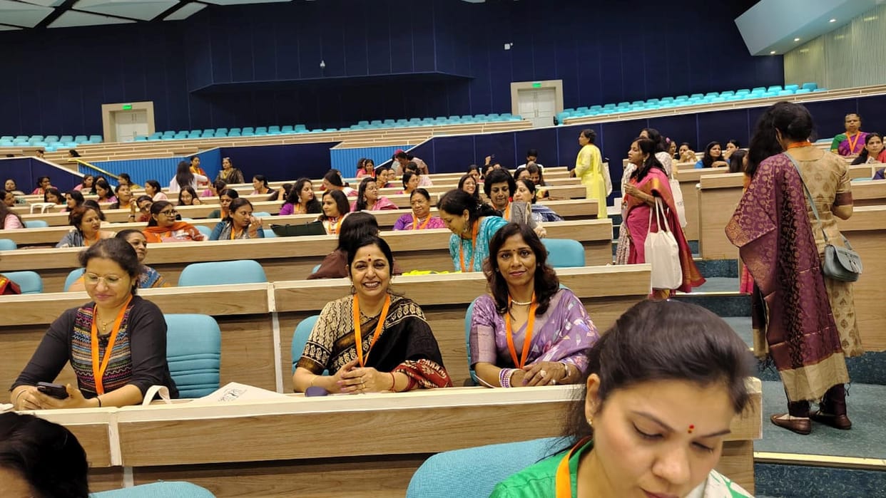Two teachers from the district participated in the national conference.