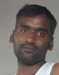 Farmer sleeping on the farm was killed by crushing his head with a stone.