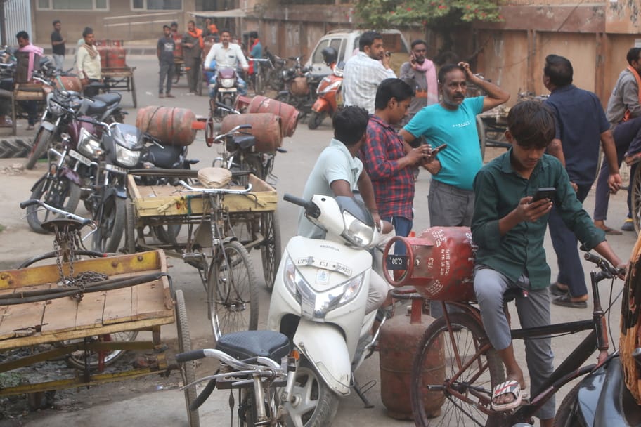 Lines at agencies for cylinders, impact from weddings to mid-day meals