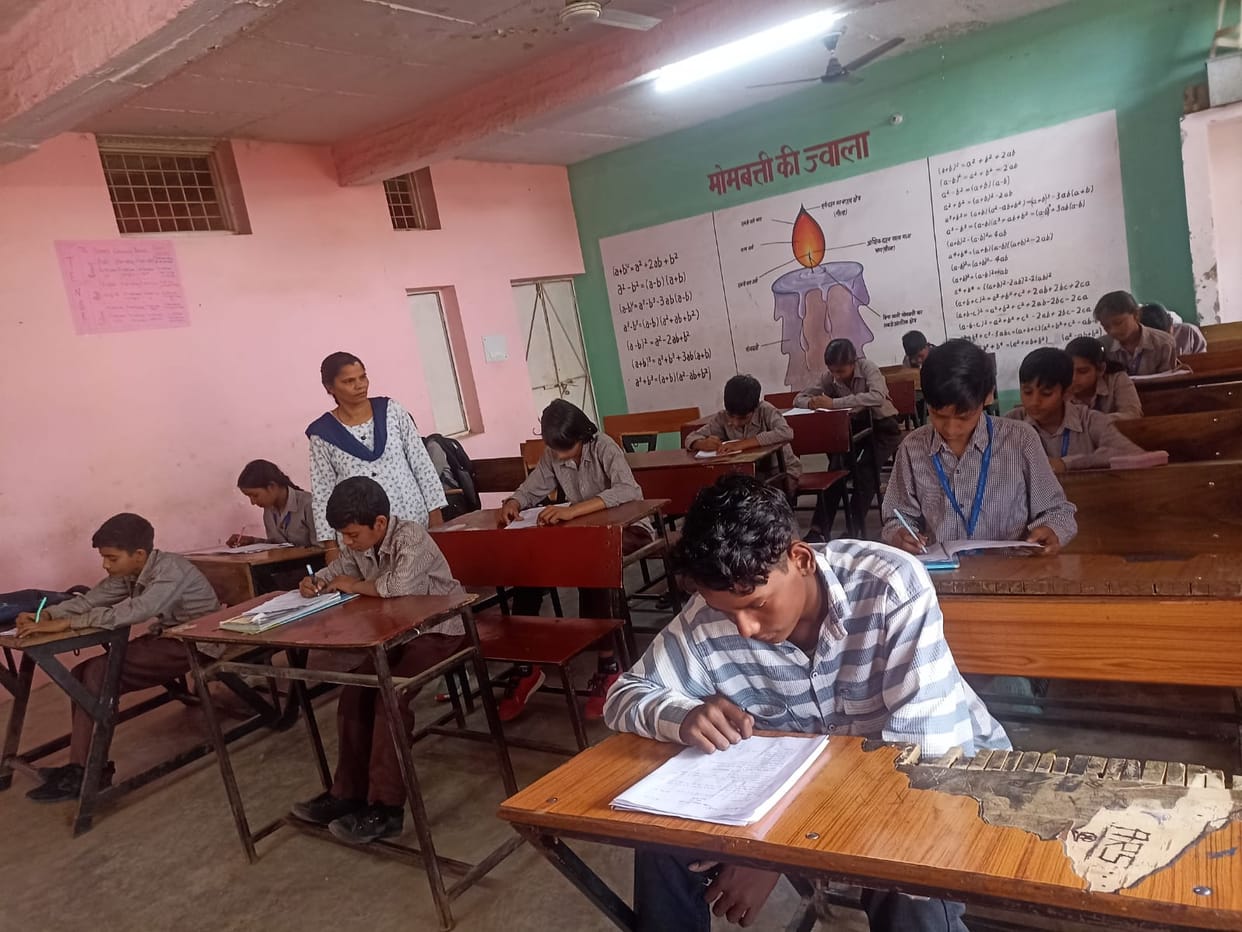 Question papers based on the syllabus in annual examinations