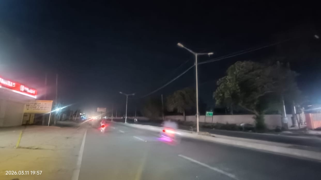 street lights will be arrange on air force station road