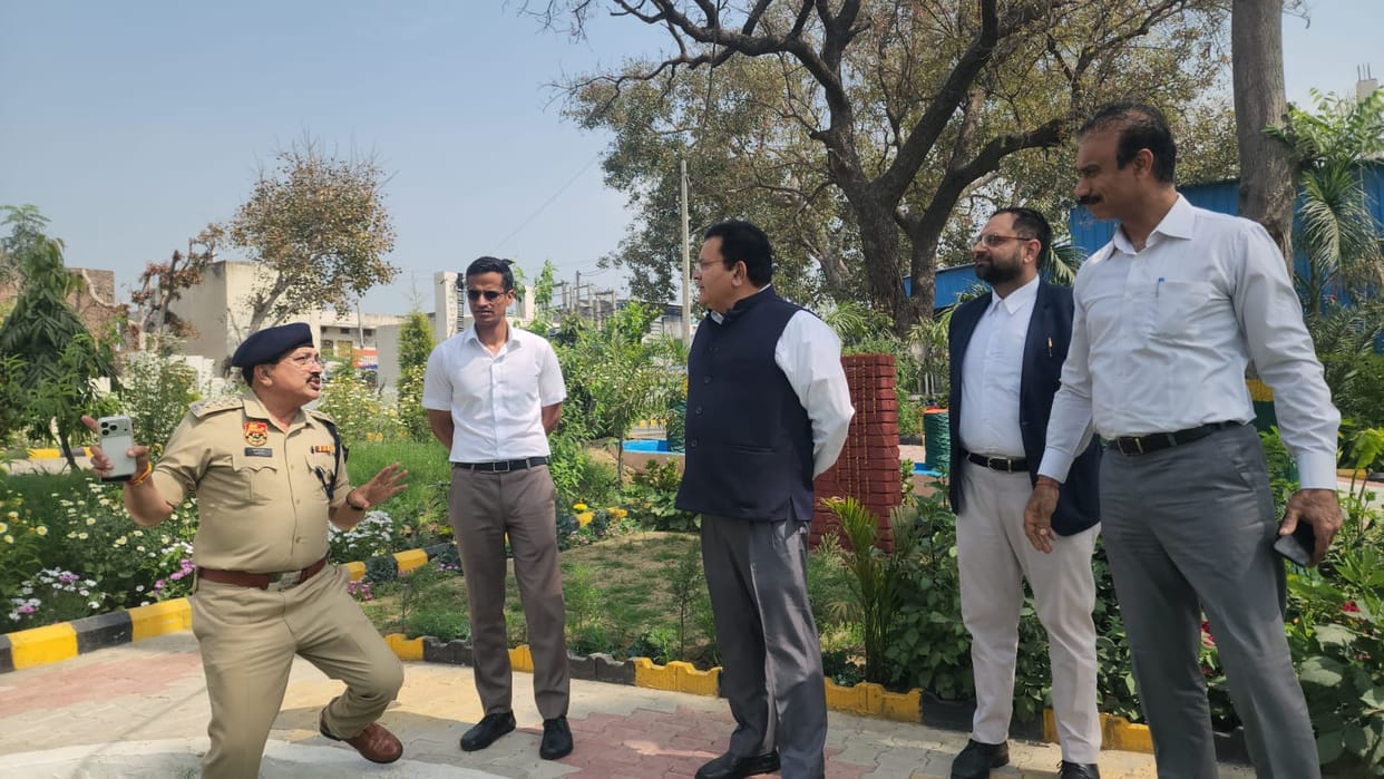 Inspection of the parks of DSP office