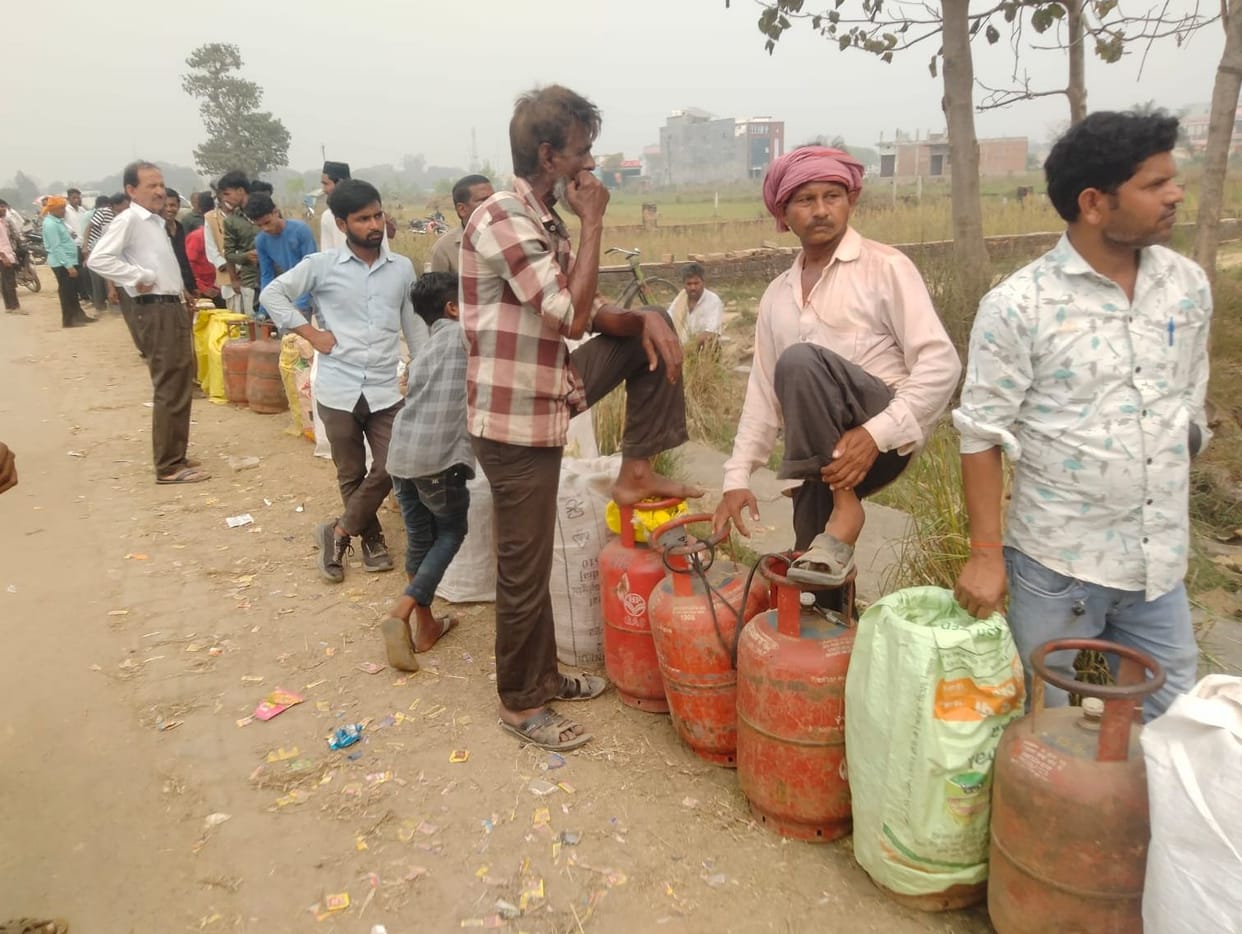 The daily struggle for gas cylinders has increased... commercial supplies have stopped.