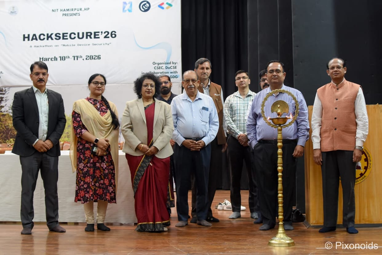Discussion on mobile and cyber security was held at NIT Hamirpur.