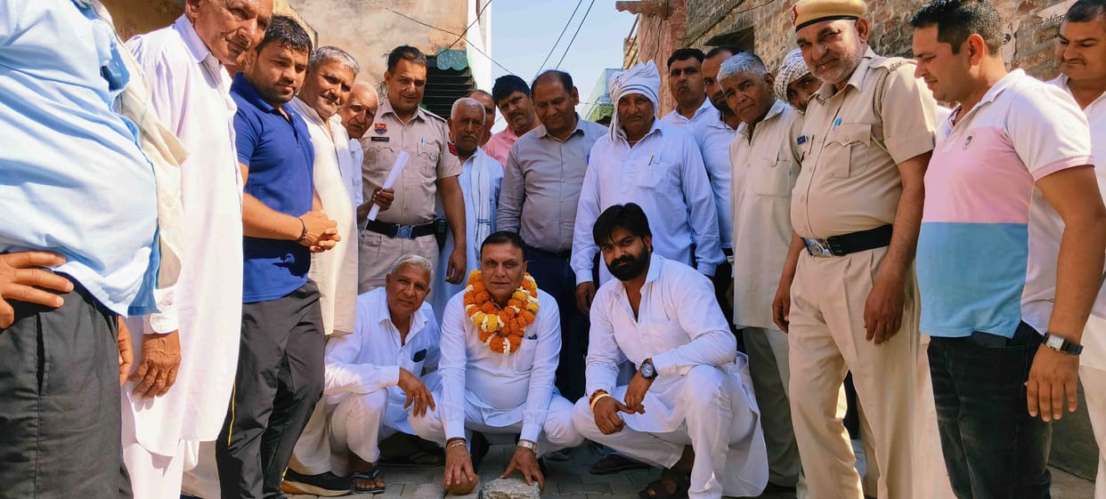 Construction of two streets started in Luharheri