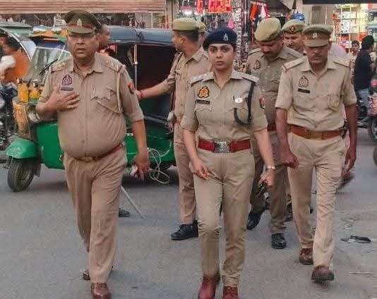 Security tightened in the city before Eid, CO conducted a foot march
