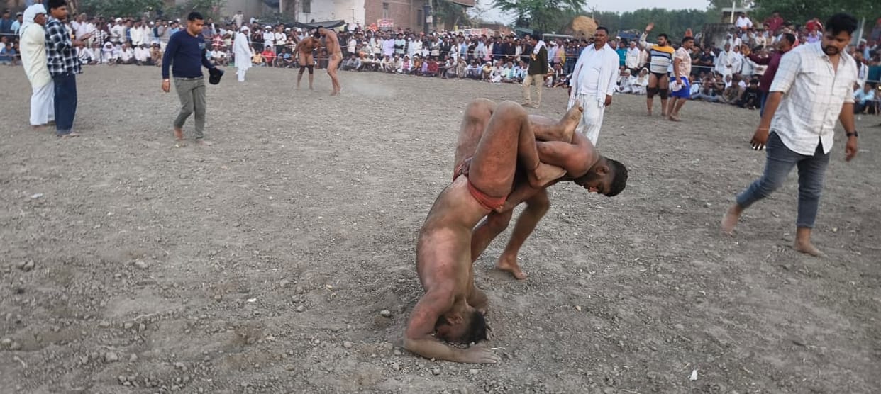 Wrestlers from Uttampur dominate the Dangal