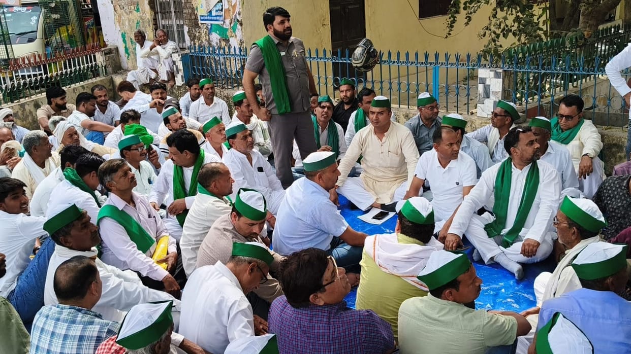 Camped at the Collectorate over problems, warning of indefinite strike