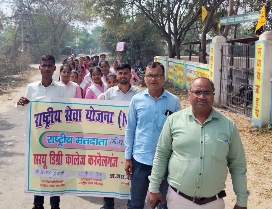 NSS volunteers launched awareness campaign