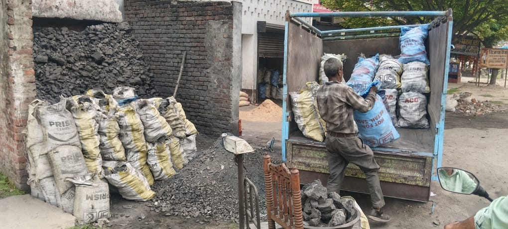 The shortage of cooking gas has increased the demand for coal.
