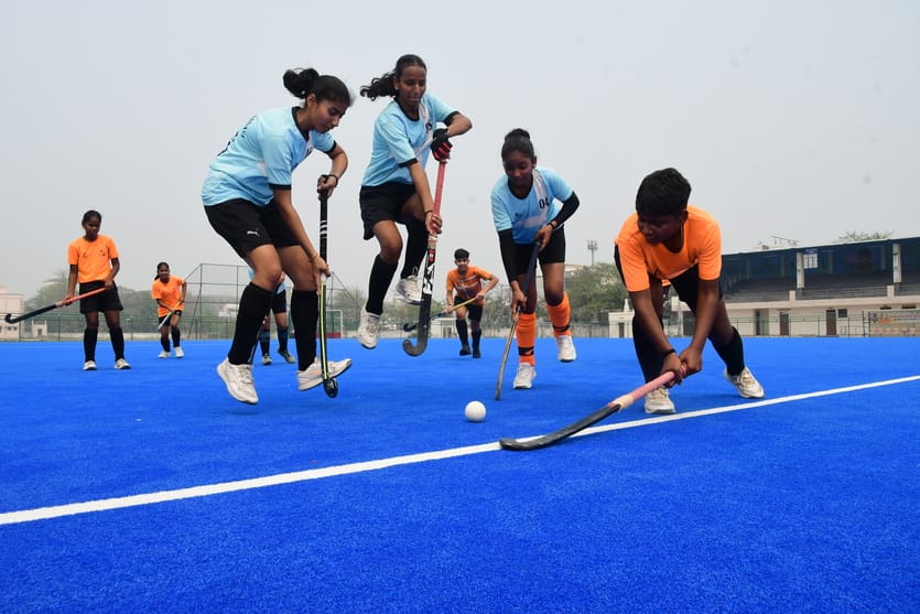 Vivek Academy became hockey champion