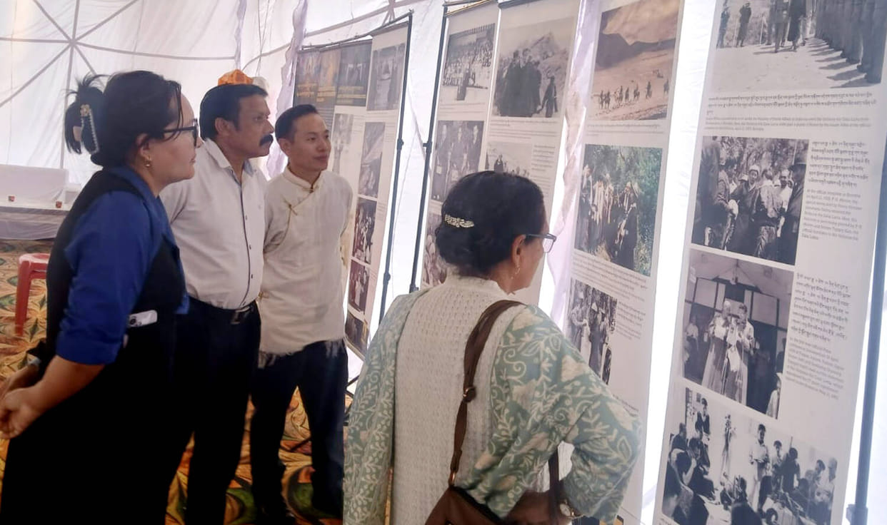 Photo exhibition held to mark Dalai Lama's 90th birthday