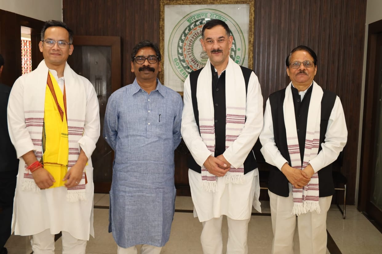 Assam Congress President Gaurav Gogoi meets CM Hemant Soren, discusses seat sharing for Assam elections