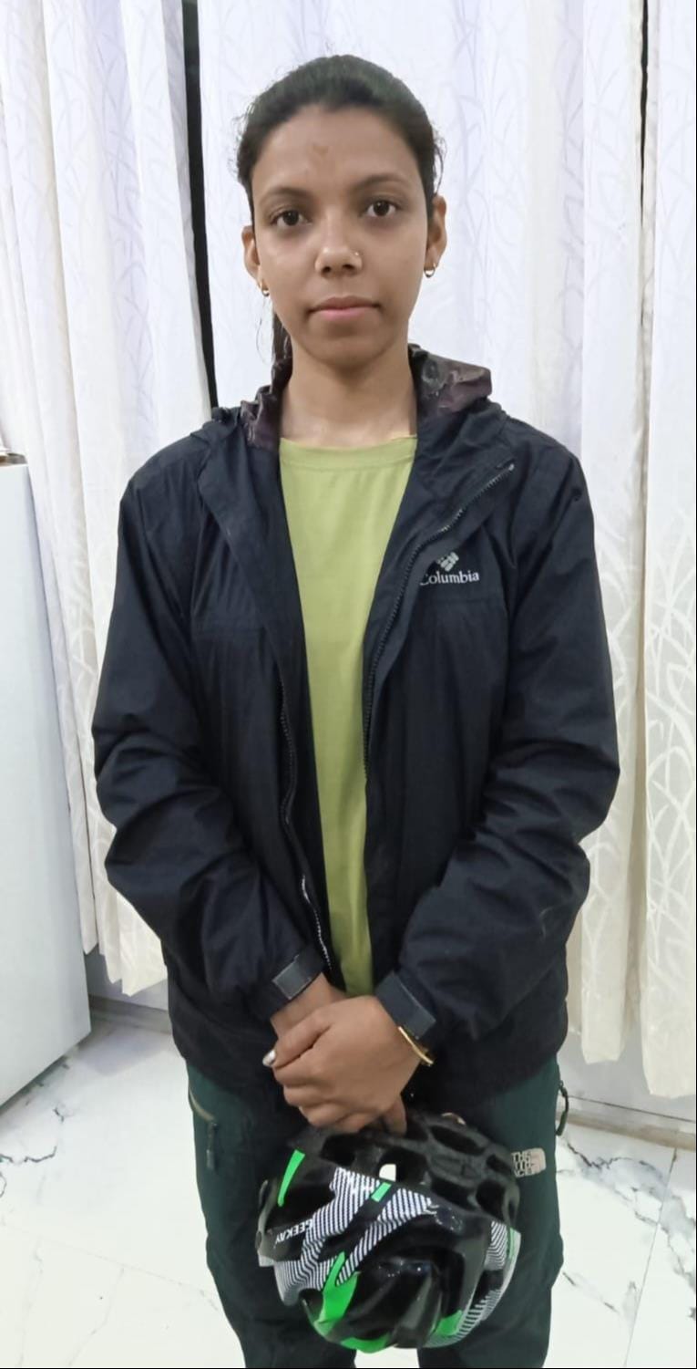 If she reaches Everest Base Camp, she will become India's first female cyclist.