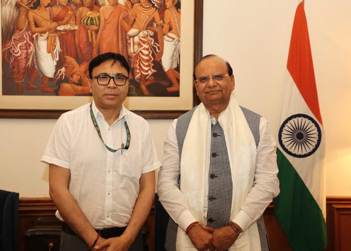 Leh, MP Mohhamad Hanifa Jaan, Meet with LG, Vinay Sexsena